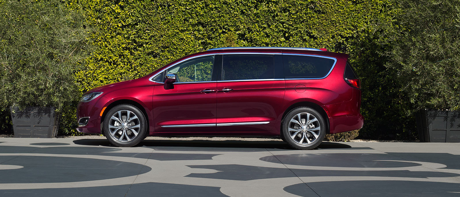 Red Pacifica Side Exterior